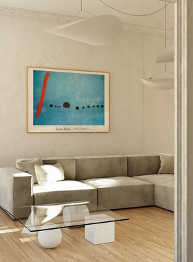 Blue II 胡安米罗Joan Miro经典名画当代艺术装饰画