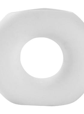 圆圈陶瓷花瓶现代简约花瓶家居客厅摆件家饰水培干花鲜花器跨境