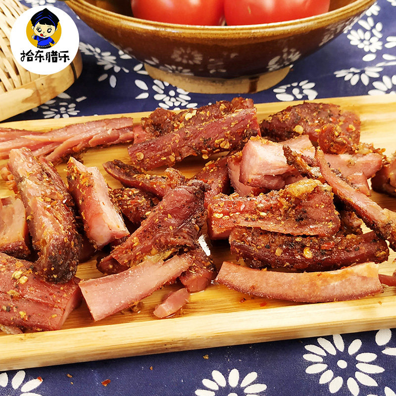 云南特产烤干土猪肉小干巴500g包装农家自制下饭麻辣味风干猪肉干,淘宝优惠券,粉丝福利购,淘宝优惠卷
