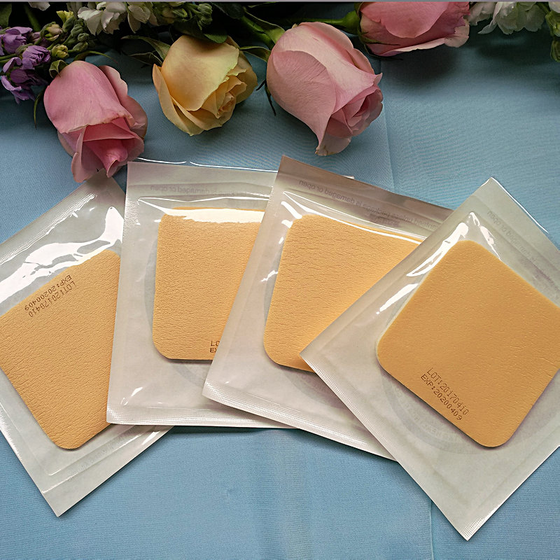 防肉疮背臀腿褥疮泡沫海绵敷料 加厚减压护理伤口烂疮无菌无粘贴 - 图1