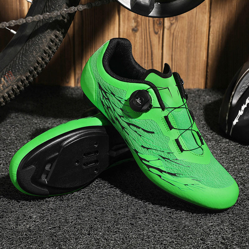 Professional road cycling shoes, mountain bike self-locking shoes, men's and women's cycling shoes, hard sole non-locking shoes, dynamic