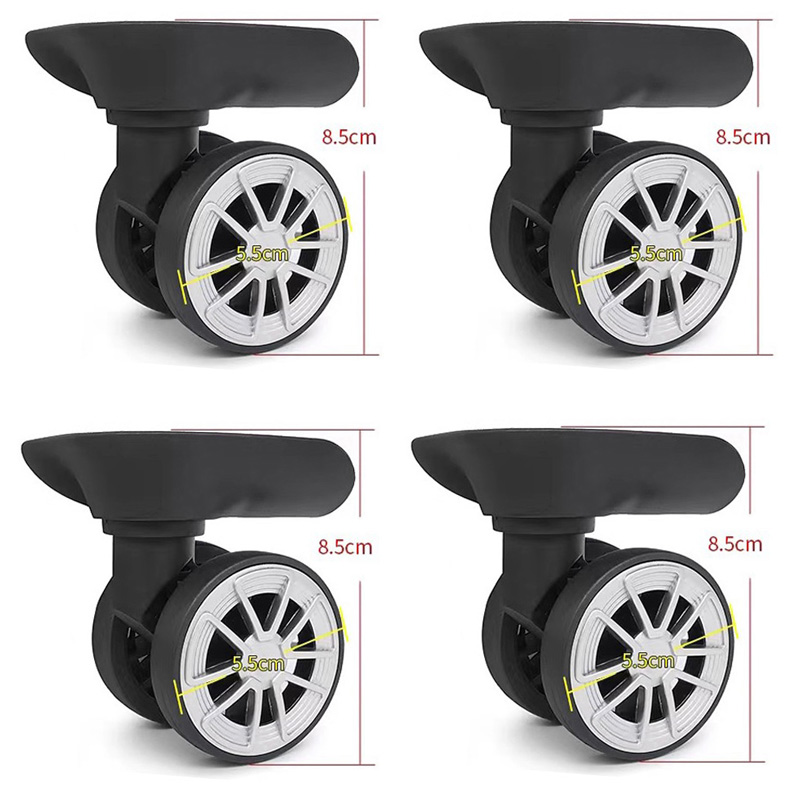 新秀丽行李箱威铭塑胶B-117万向轮813轮子旅行箱滑轮JL-C071替换-图2