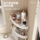 White bathroom shelf without punching triangle bathroom toilet sink wall-mounted wall storage toilet