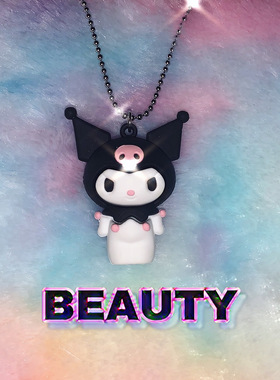 童趣风土酷女孩库洛米玉桂狗项链