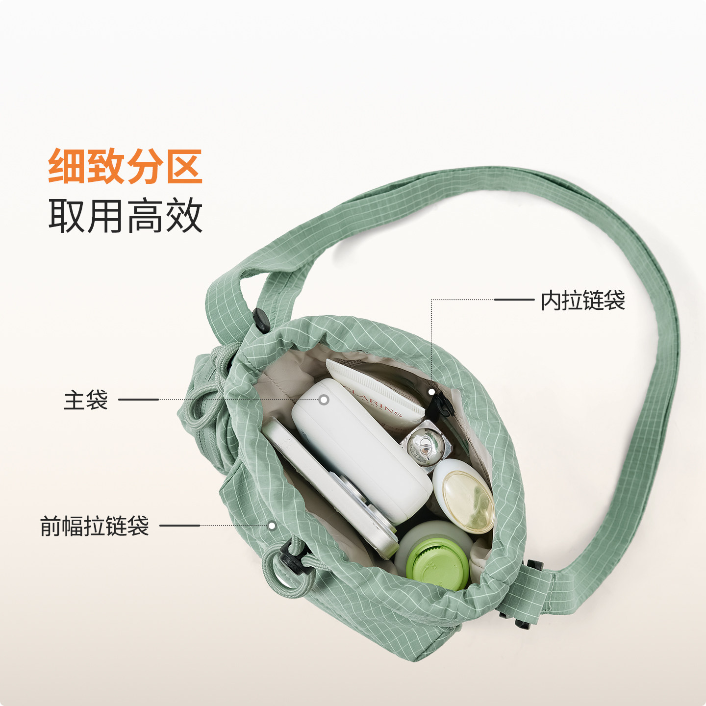 LEFF outdoor hiking mountaineering crossbody bag mountain shoulder lanyard waterproof mini vertical sports mobile phone bag for women