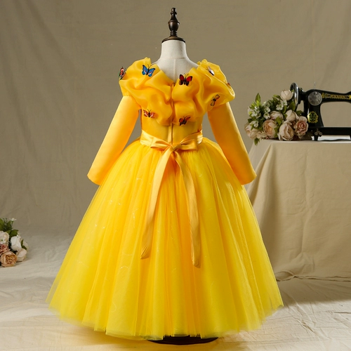 Желтый наряд маленькой принцессы, xэллоуин, косплей