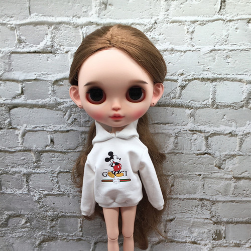 小布blythe娃衣 ob22 ob24 licca azone 6分娃衣 米奇老鼠卫衣 - 图2