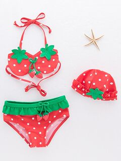 Children's Bikini 0 1 Year Old Infant Fashion Swimsuit 2 Baby Girl Hot Spring 3 Child Separates Swimsuit Set