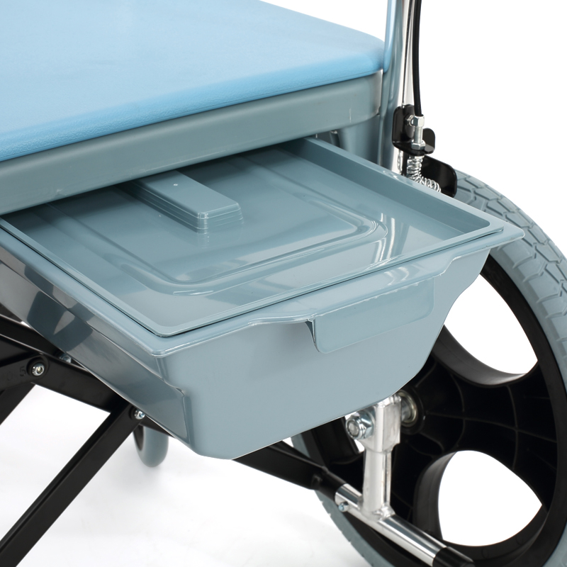 凯洋轮椅带坐便器多功能老人折叠轻便小洗澡防水便盆手推代步车
