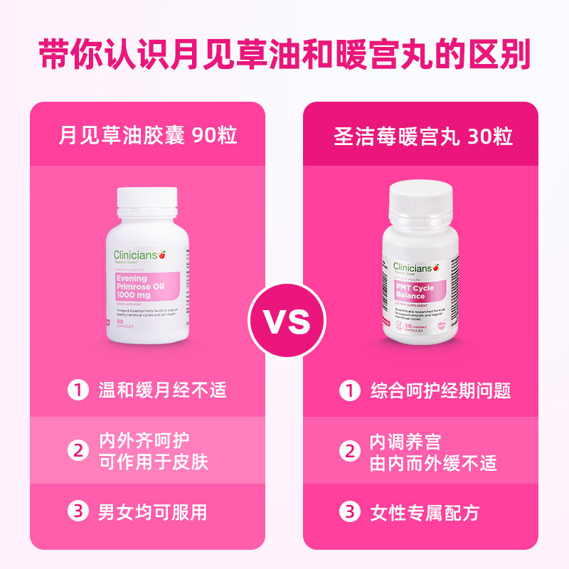 科立纯月见草月见草油口服美容胶囊 科立纯海外月见草油