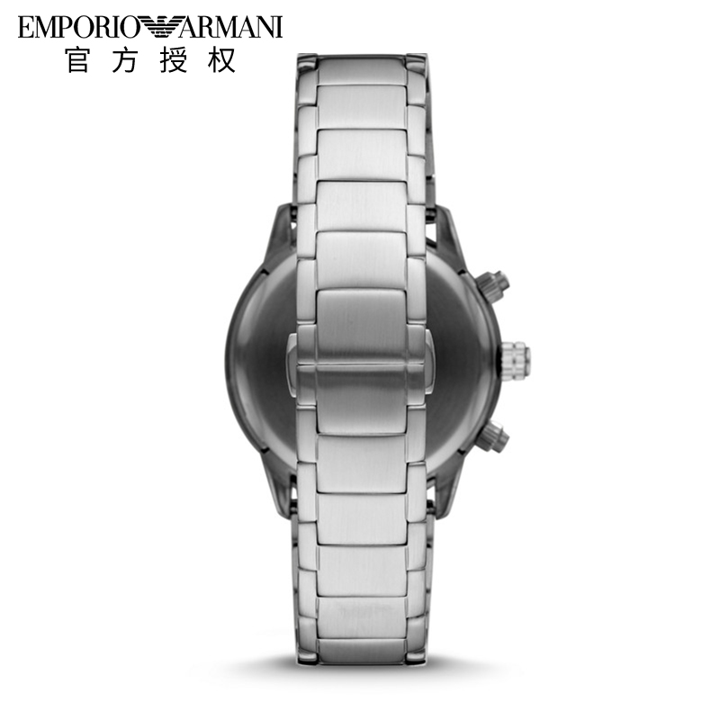 Emporio Armani阿玛尼手表男 时尚运动个性钢带石英男表AR11241