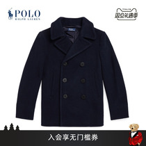 Ralph Lauren Lavlauren boy 24 early spring double-row buttoned jacket RL41124