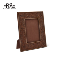RRL handmade embossed leather photo frame RL92909