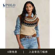 Ralph Lauren Rav Lauren Womens dress 23 Qiufer Island Miscellaneous Color Sleeveless Knitted Sweater RL25173