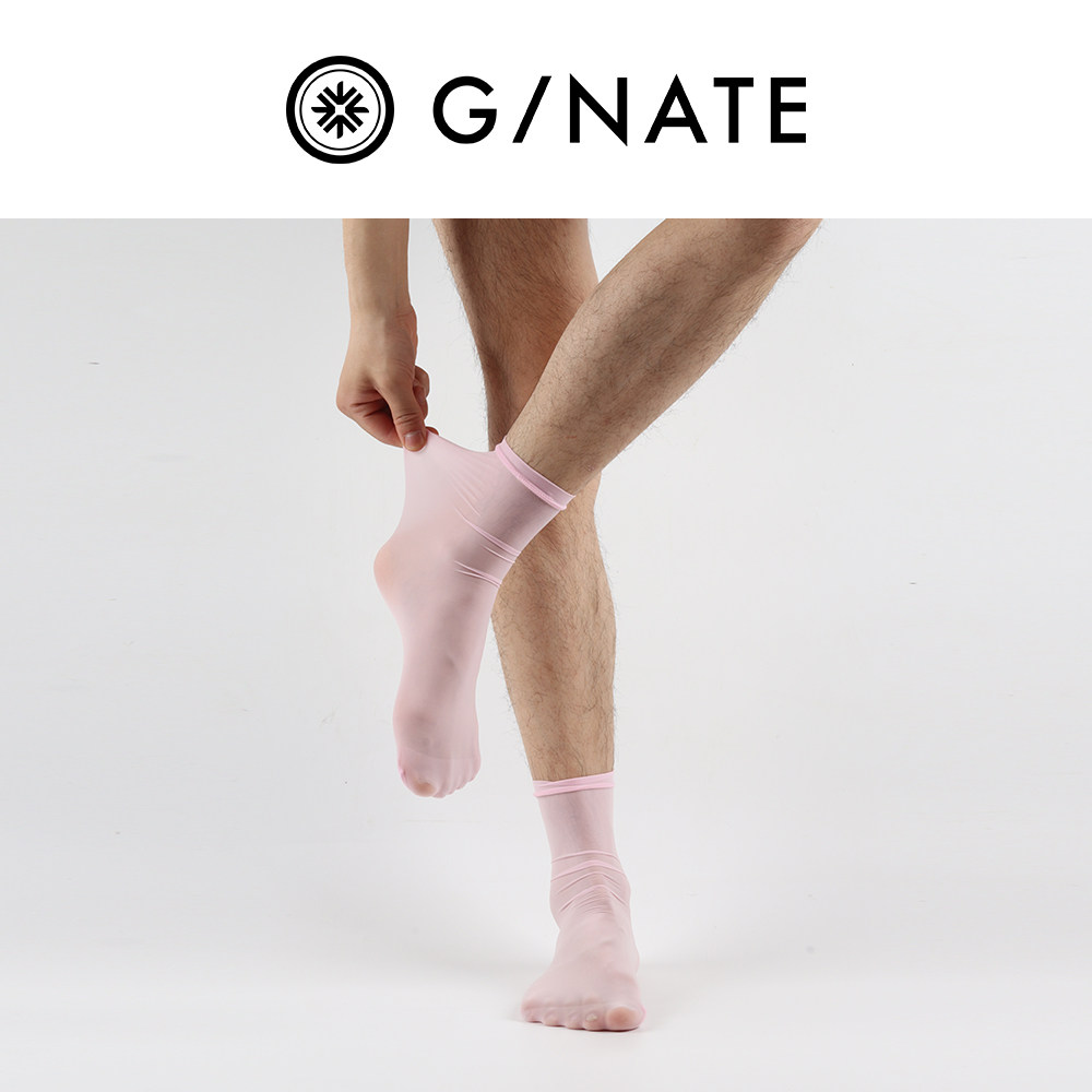 及图3双袜子男短袜ick丝袜油亮薄款中筒防臭商务夏季粉色冰丝男袜,淘宝优惠券,粉丝福利购,淘宝优惠卷