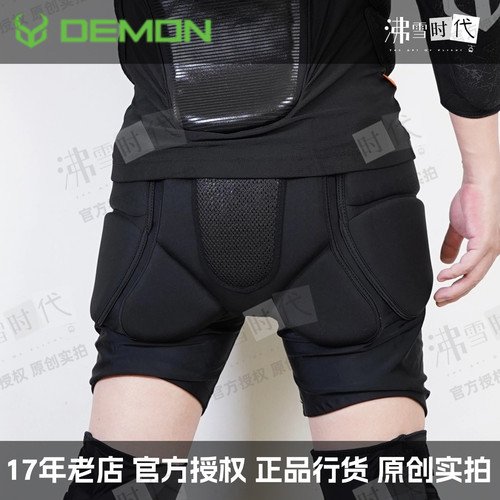 美国DEMON D3O滑雪护臀内穿zero RF超轻男女通用防摔裤护具DS0020 - 图0