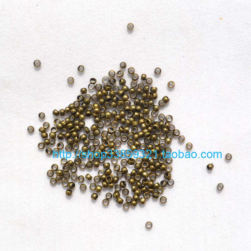 DIY饰品配件手工 项链手链串珠材料2MM镍色银色定位珠2.5元500个,淘宝优惠券,粉丝福利购,淘宝优惠卷