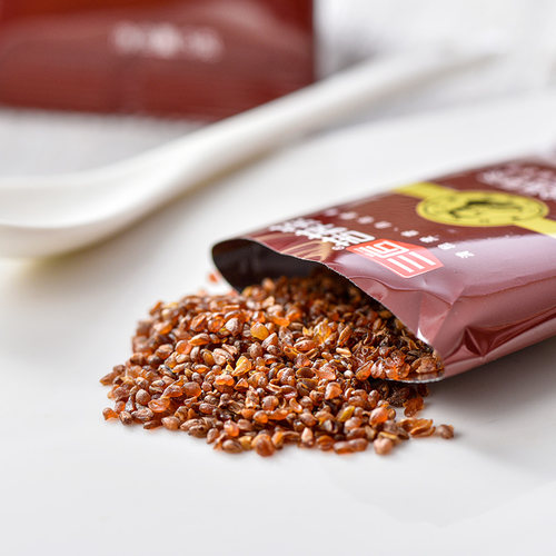 三匠黑苦荞全胚芽茶500g袋装四川大凉山特产正品苦荞浓香荞麦茶叶 - 图0