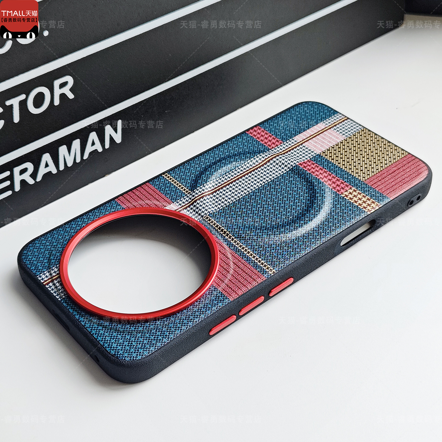 适用荣耀Magic8Pro手机壳纤维格子纹素皮Magic7rsr保时捷400保护套荣耀x60Pro超薄x70手感时尚Magic8男女新款 - 图0