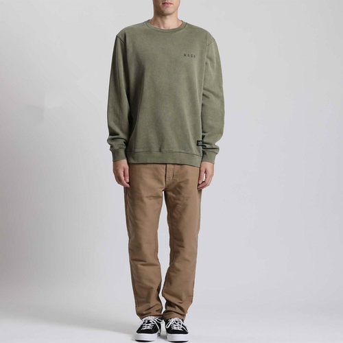 MADNESS STOP THE BOMB WASHED SWEATER冬季经典字母套头卫衣MDNS - 图1