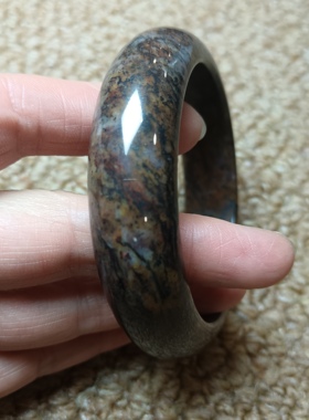 精品新疆哈密红伊丁女手镯纹路雅致俏丽标准形圈口59mm宽17mm1825