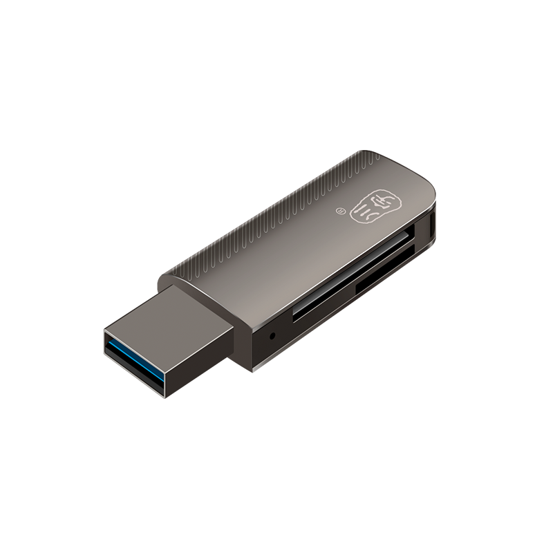 川宇USB3.0高速读卡器sd卡tf安卓手机迷你电脑佳能相机行车记录仪内存卡多功能二合一车载otg手机读卡器 - 图0