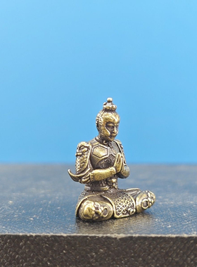 黄铜迷你齐天大圣黑神话孙悟空斗战胜佛车载微缩场景鱼缸造景摆件