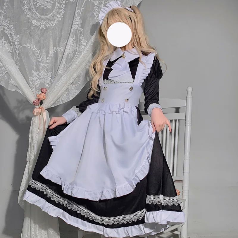 British Aristocracy Cosplay Costumes Women Plus Size Long Sl - 图0