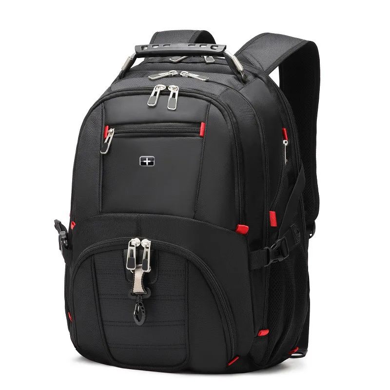 Large Capacity Backpack Male Bag Travel Multi-function Backp-图0