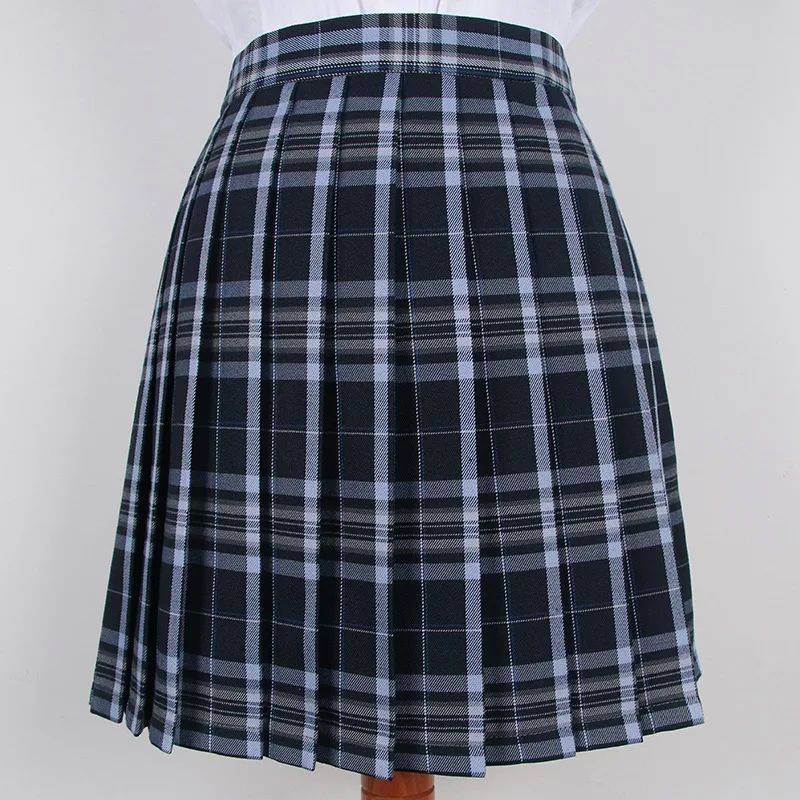 Japanese School Dresses Plaid Pleated Skirt Student Cosplay - 图2