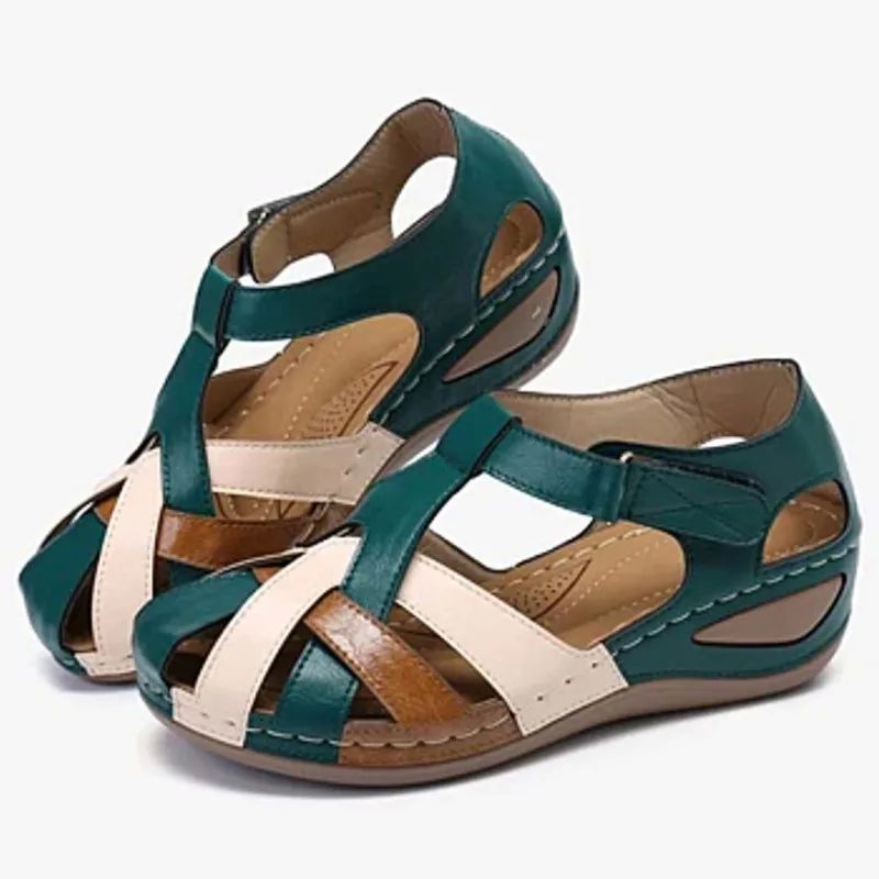 Women Sandals Soft Summer Shoes For Women Low Heels Sandals-图3