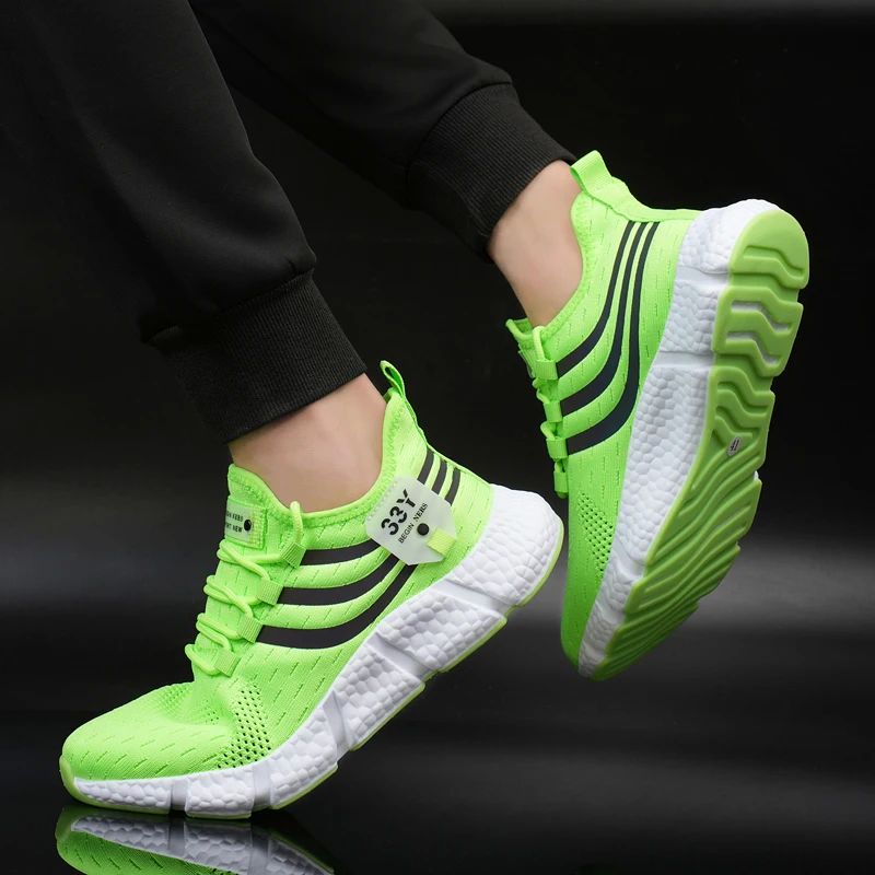 Men Sneakers Breathable Running Shoes for Men Comfortable Cl - 图1