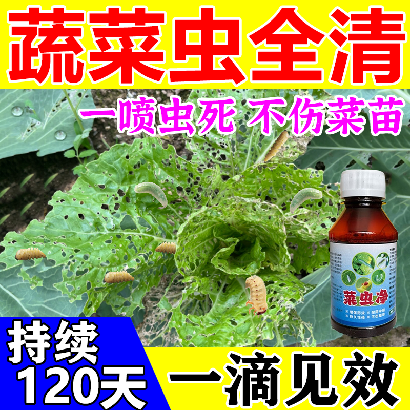 蔬菜杀虫剂无毒菜园果园专用蚜虫小菜蛾菜青虫地老虎白粉虱百虫清,淘宝优惠券,粉丝福利购,淘宝优惠卷