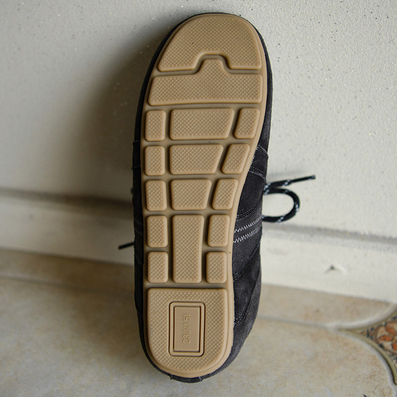 巨软~复古灰色磨砂皮休闲德训鞋女时尚运动鞋深口系带单鞋平底鞋,淘宝优惠券,粉丝福利购,淘宝优惠卷