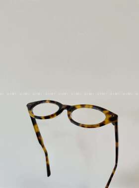 玳瑁色黑色茶色素颜眼镜女平光镜