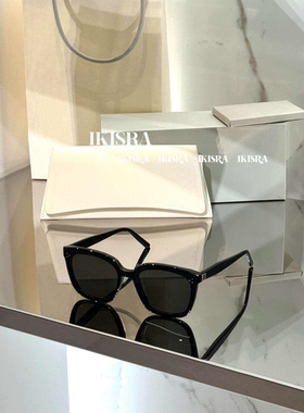 不挑脸型素颜方框墨镜大框太阳镜