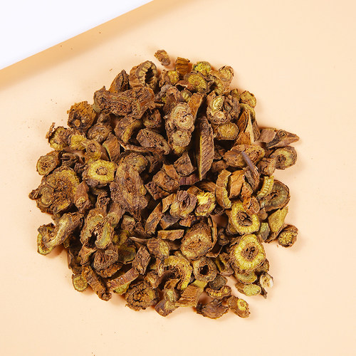 黄芩中药材500克 黄芩茶正品黄芩片干可打黄芩粉药材黄苓黄芩根片 - 图0