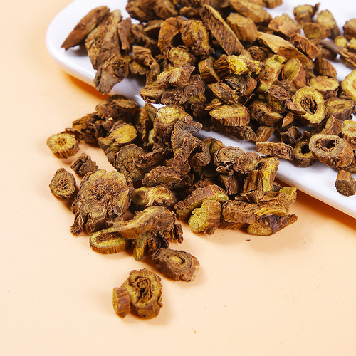 黄芩中药材500克 黄芩茶正品黄芩片干可打黄芩粉药材黄苓黄芩根片 - 图2