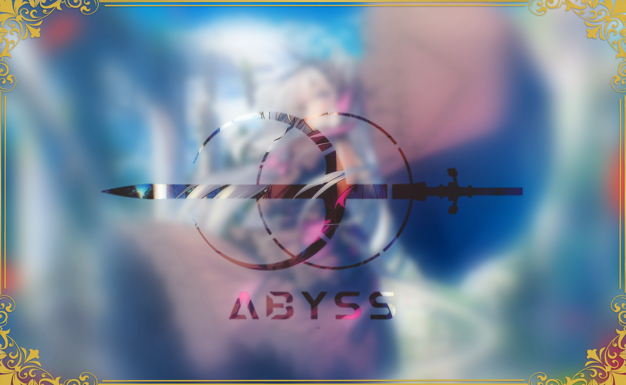 AbyssGaming【琉璃】1.5MM2.5D倒角 涂层速度玻璃鼠标垫 - 图0