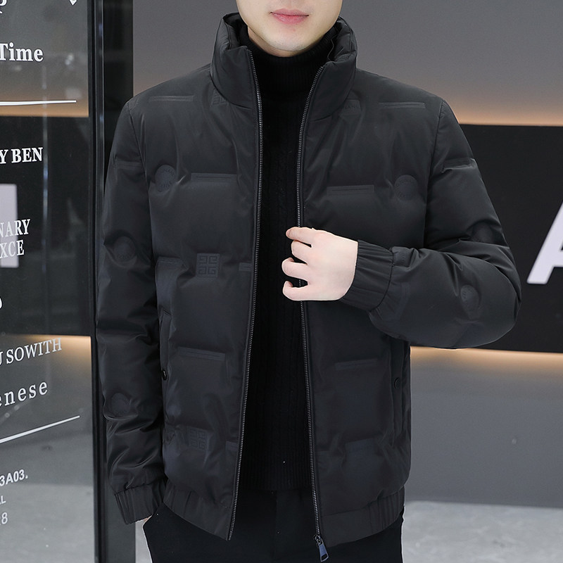 男士羽绒服冬季2025年新款短款青年百搭轻薄保暖韩版男装加厚外套