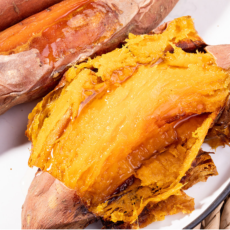 现挖沙地甜糖心软糯新鲜黄心地瓜 粗粮年代番薯