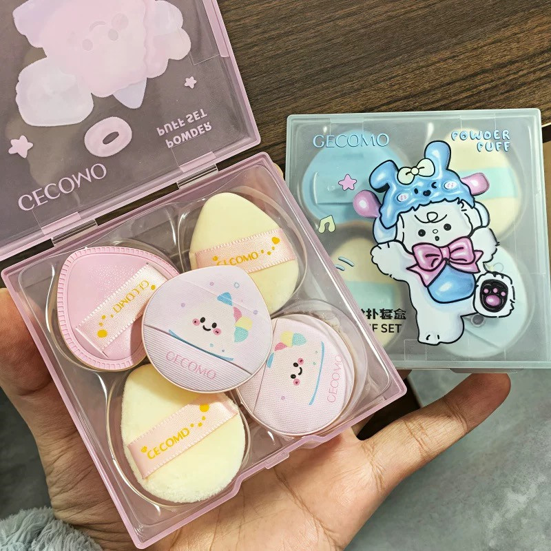 格蒙气垫植绒拇指粉扑套盒定妆高光腮红粉饼指尖小号迷你细节遮瑕,淘宝优惠券,粉丝福利购,淘宝优惠卷