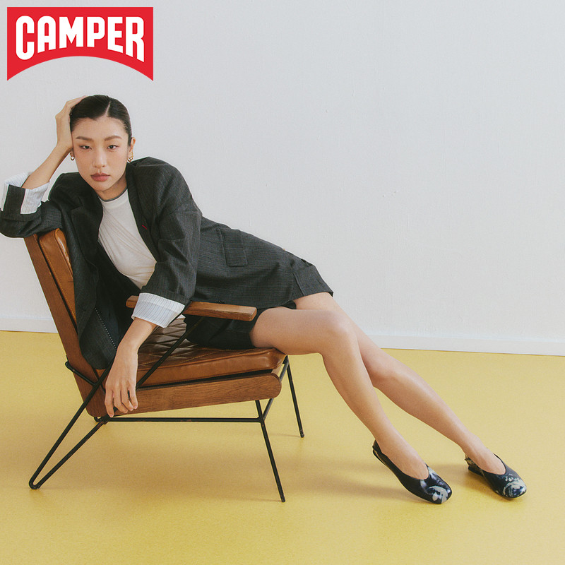 Camper看步女鞋Casi Myra浅口单鞋青花瓷芭蕾鞋时尚平底单鞋,淘宝优惠券,粉丝福利购,淘宝优惠卷