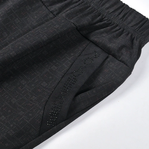 Летние тонкие штаны, эластичная талия, для среднего возраста, 60 лет