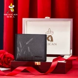 Бумажник, из натуральной кожи, подарок на день рождения