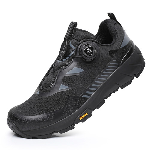 君洛克U扣体训鞋V底登山徒步鞋男女透气防滑轻便户外休闲快反鞋 - 图3