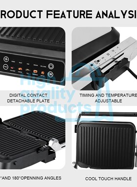 2 in 1 steak machine waffle maker sandwich maker meat grill