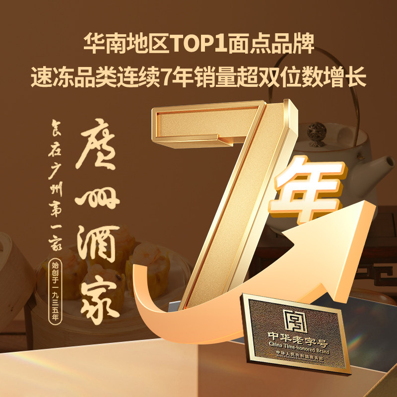 【满49包邮】广州酒家广式早茶点心核桃包虾饺包子速食早餐半成品,淘宝优惠券,粉丝福利购,淘宝优惠卷