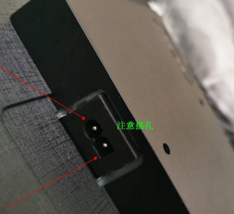 适用海尔LED32A30  LE32B7000电视剧纯铜两孔电源线一方一圆 插头 - 图1