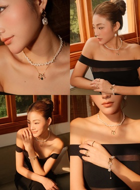 巴洛克珍珠！同品质338+百搭简约珍珠项T734